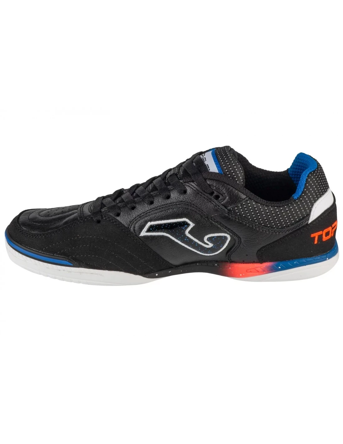 JOMA Chaussures de futsal Top Flex intérieures Noir/Bleu 43