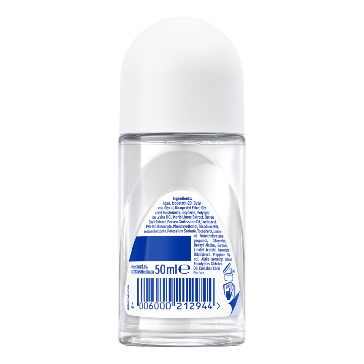 NIVEA Déodorant Femme Aisselles Fresh Natural Protection 48h Bille 50ml