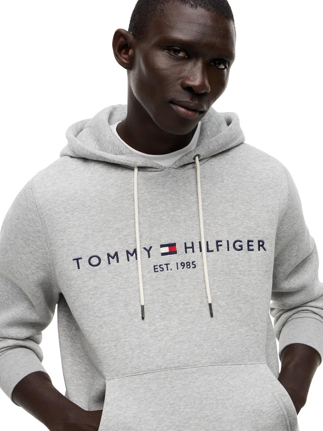TOMMY HILFIGER Sweat à capuche Core Logo Gris XXL