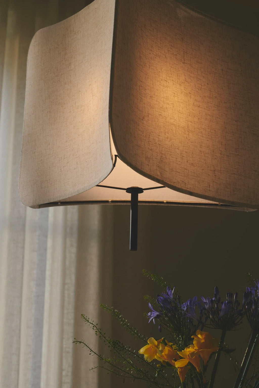 Suspension TINTO textile noir IP20 E27 - Nordlux, Intérieur