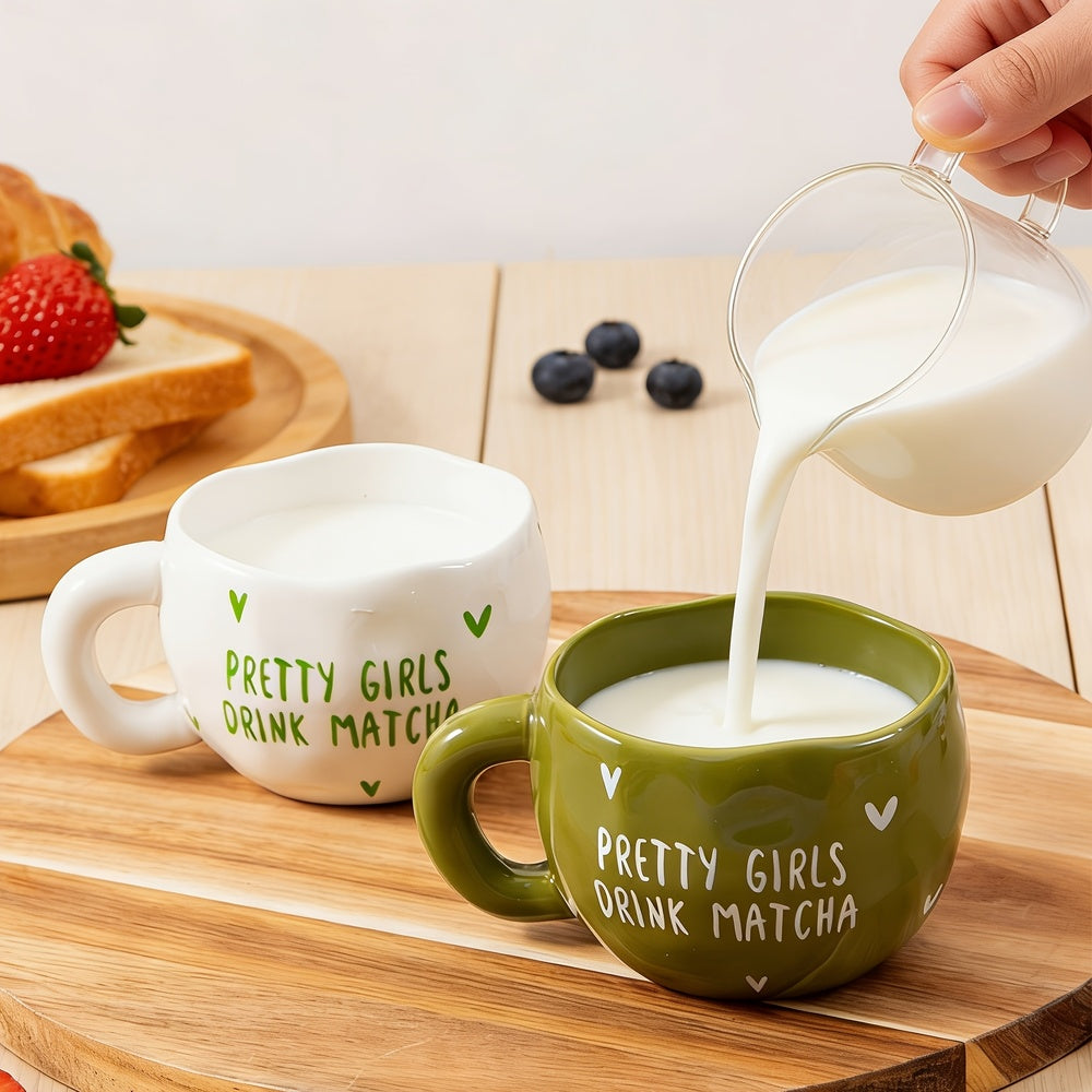 YumiPLUS Mugs artisanaux pour matcha - Lot de 2 pièces