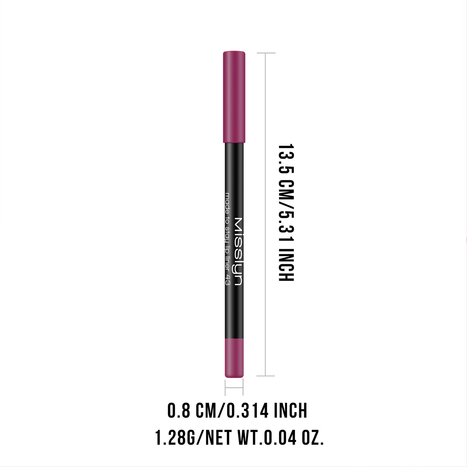 Misslyn Crayon contour des lèvres Made to Stay 43