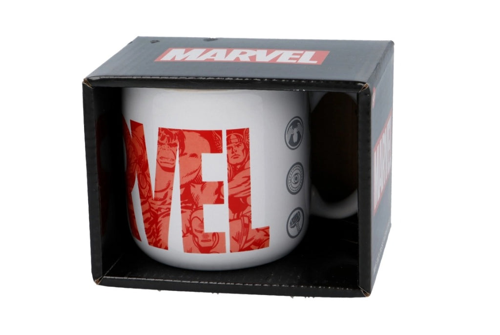 Stor Marvel Mug petit-déjeuner 415 ml - Tasse en céramique blanche