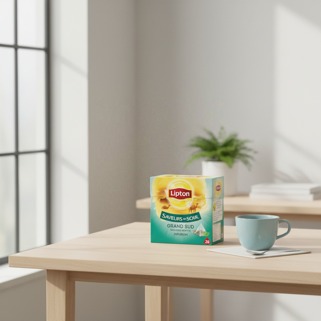 Lipton Thé glacé Afrique du Sud réglisse menthe 20 sachets de thé
