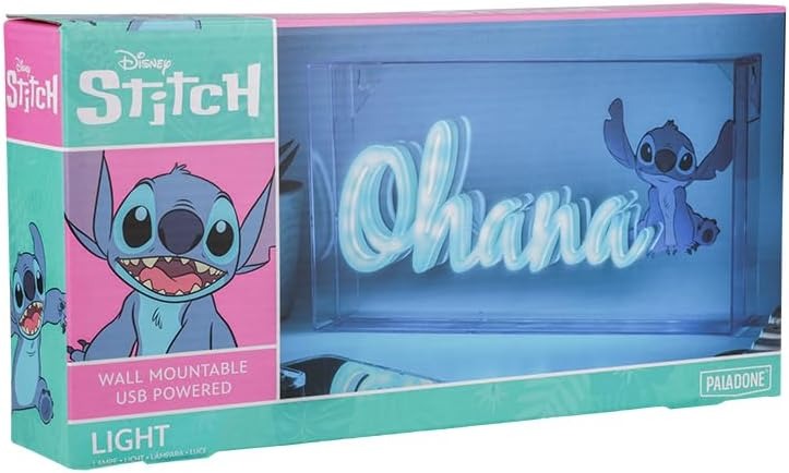 Paladone Lampe néon LED Ohana 15 x 30 cm