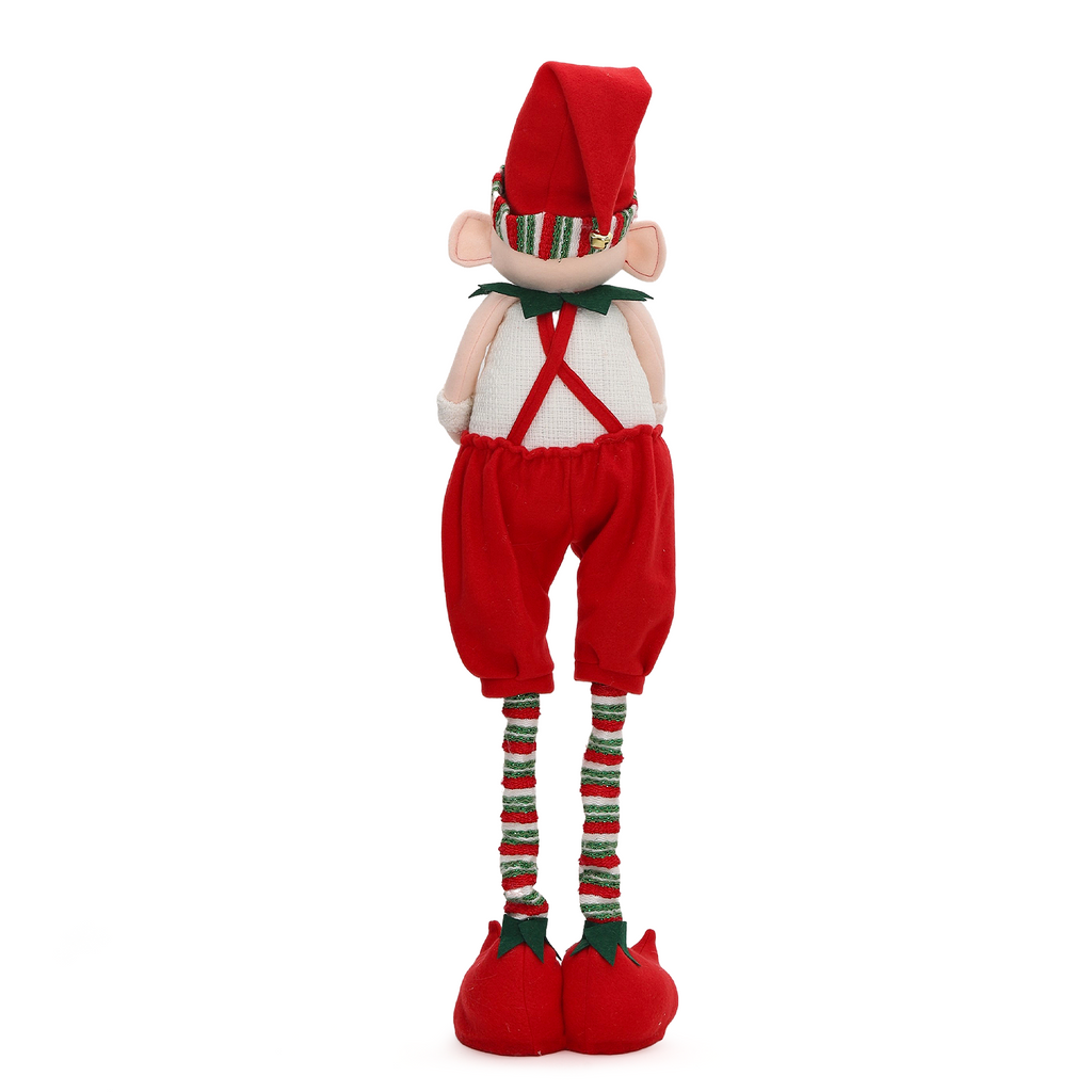 Lutin de Noël avec pieds à hauteur réglable - 48-70 cm