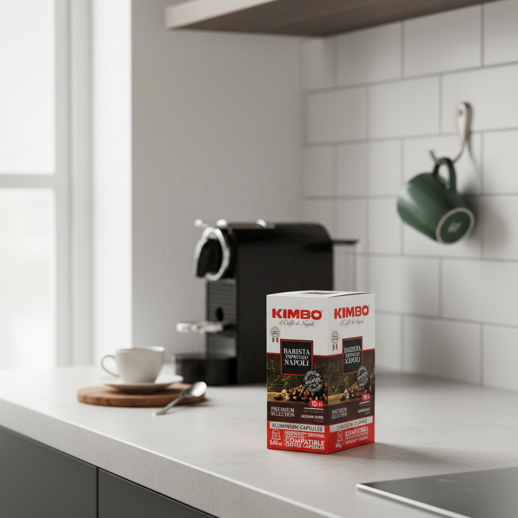 KIMBO ESPRESSO BARISTA NAPOLI, Lot de 30 capsules de café Nespresso - 165 g