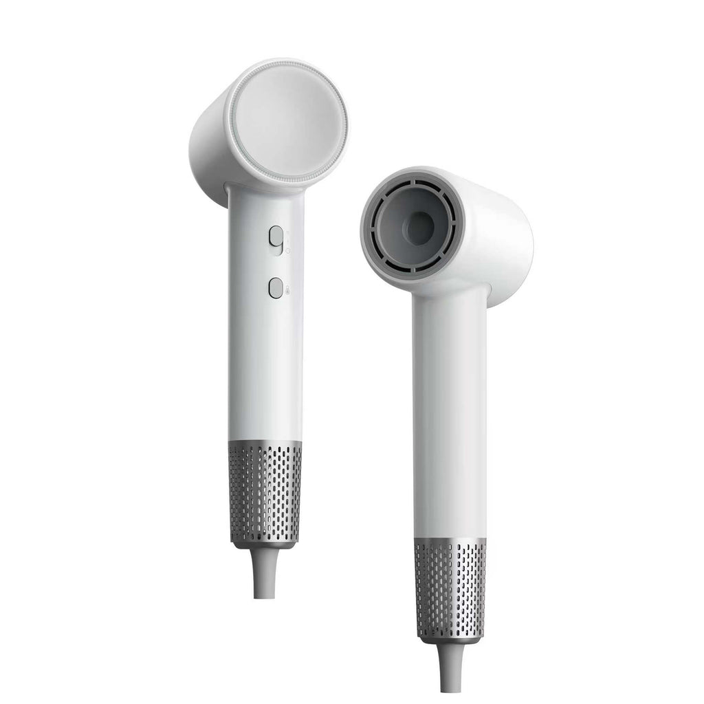 Huikeda Sèche-cheveux à haute vitesse 110 000 tr/min, ionique avec moteur sans balais, séchage rapide 1500 W avec embout magnétique à 360°
