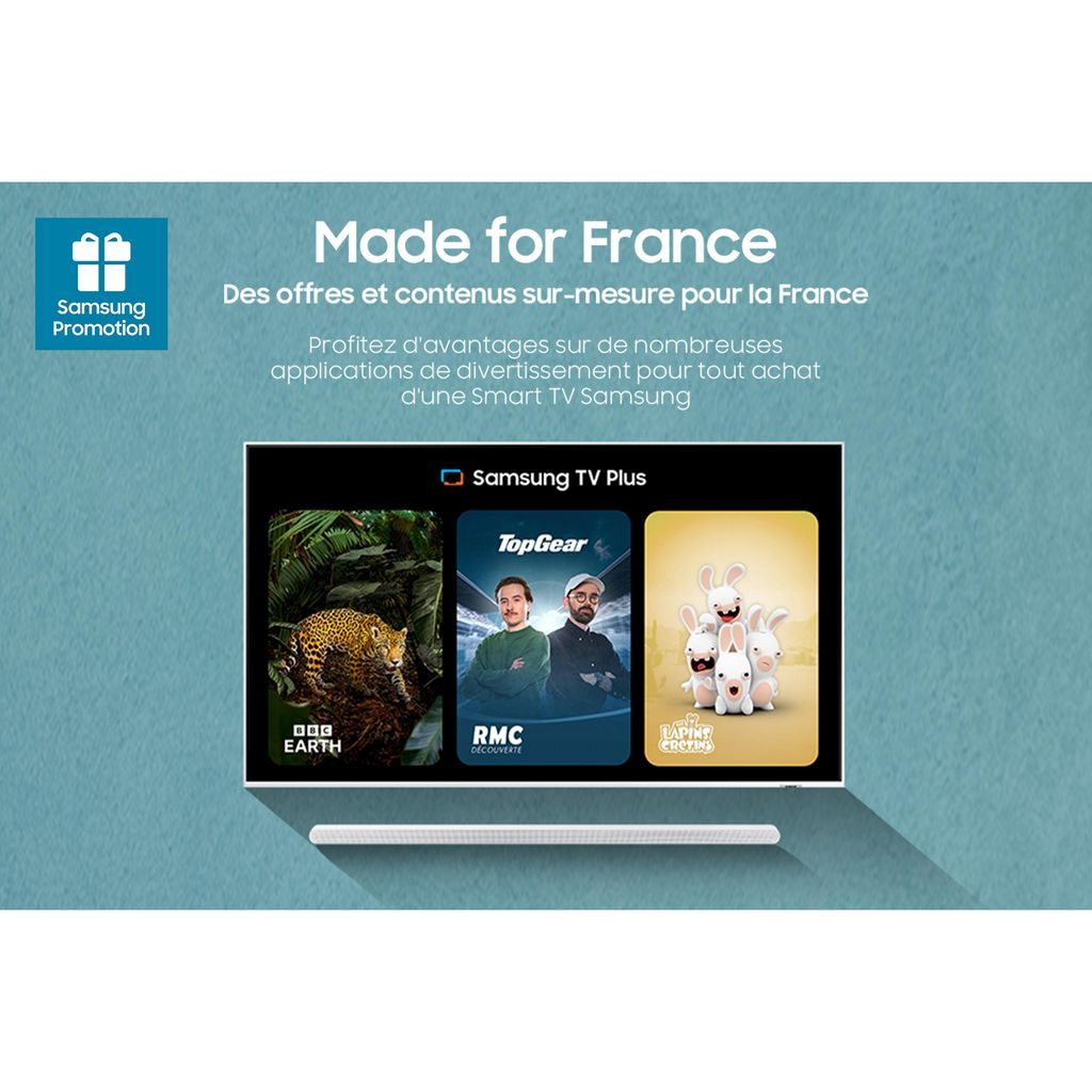 Samsung téléviseur 4K Crystal UHD série U7005F 2025 - 75 pouces