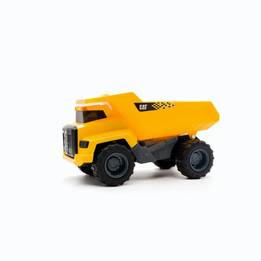 CAT POwer Haulers 2.0 Camion benne en plastique avec sons, lumières et détecteur mouvement - 30 cm