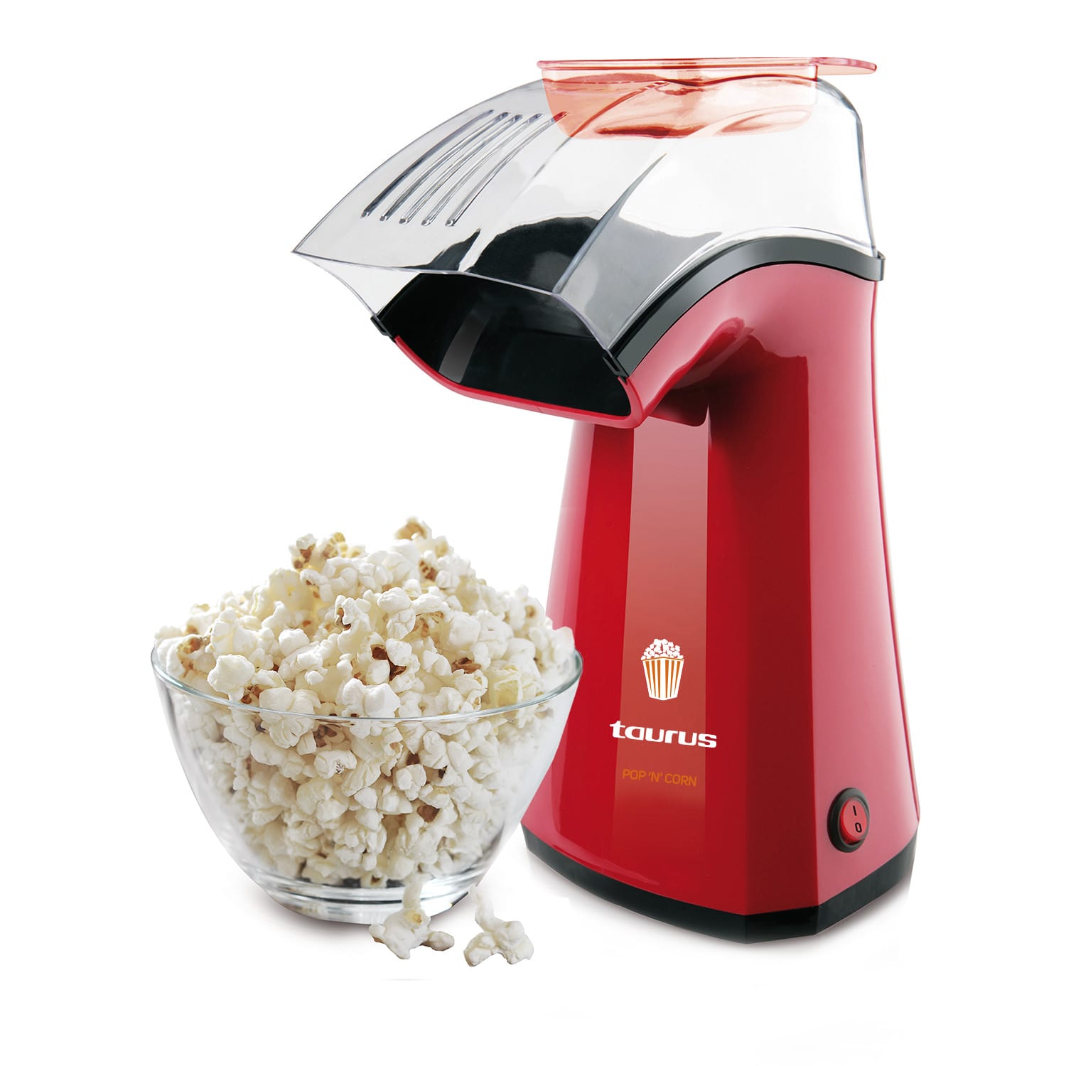 Taurus Pop'n'corn Machine à pop-corn - Rouge
