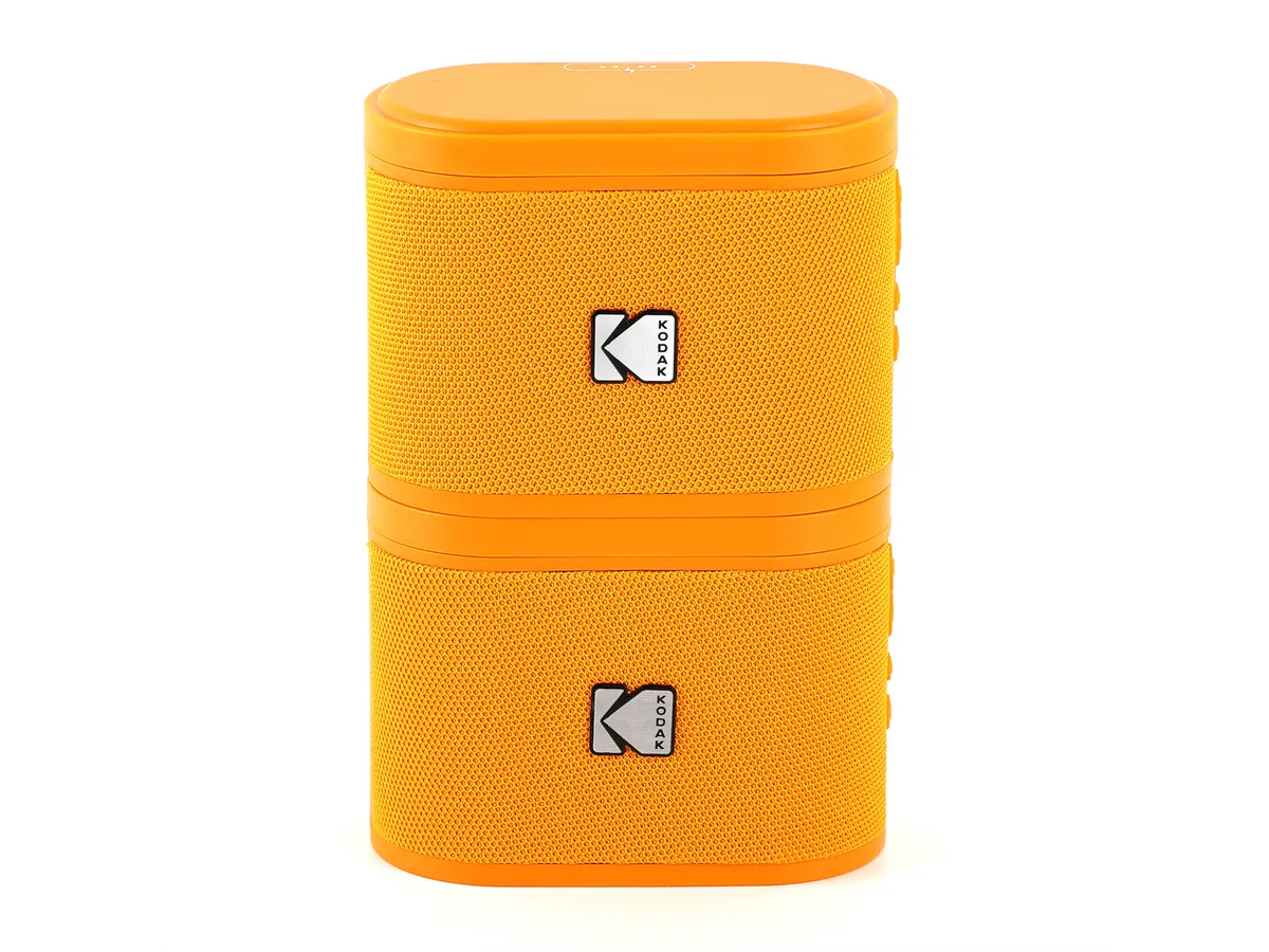Kodak Soundbrix lot de 2 enceintes Bluetooth orange