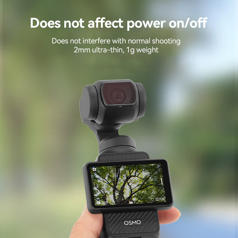 ochama×J.ZAO Kit de Filtres Pocket 3 - Filtres Magnétiques à Clipser (Black Mist/ND/CPL/UV) Compatibles avec Caméras DJI Osmo