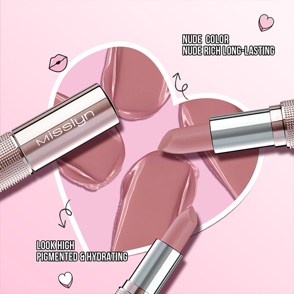 Misslyn Kiss My Lips Coffret 2 (95 Coffee Time + 98 Sweet Talk + 185 Rosy Blush + 192 Butterflies In My Stomach)