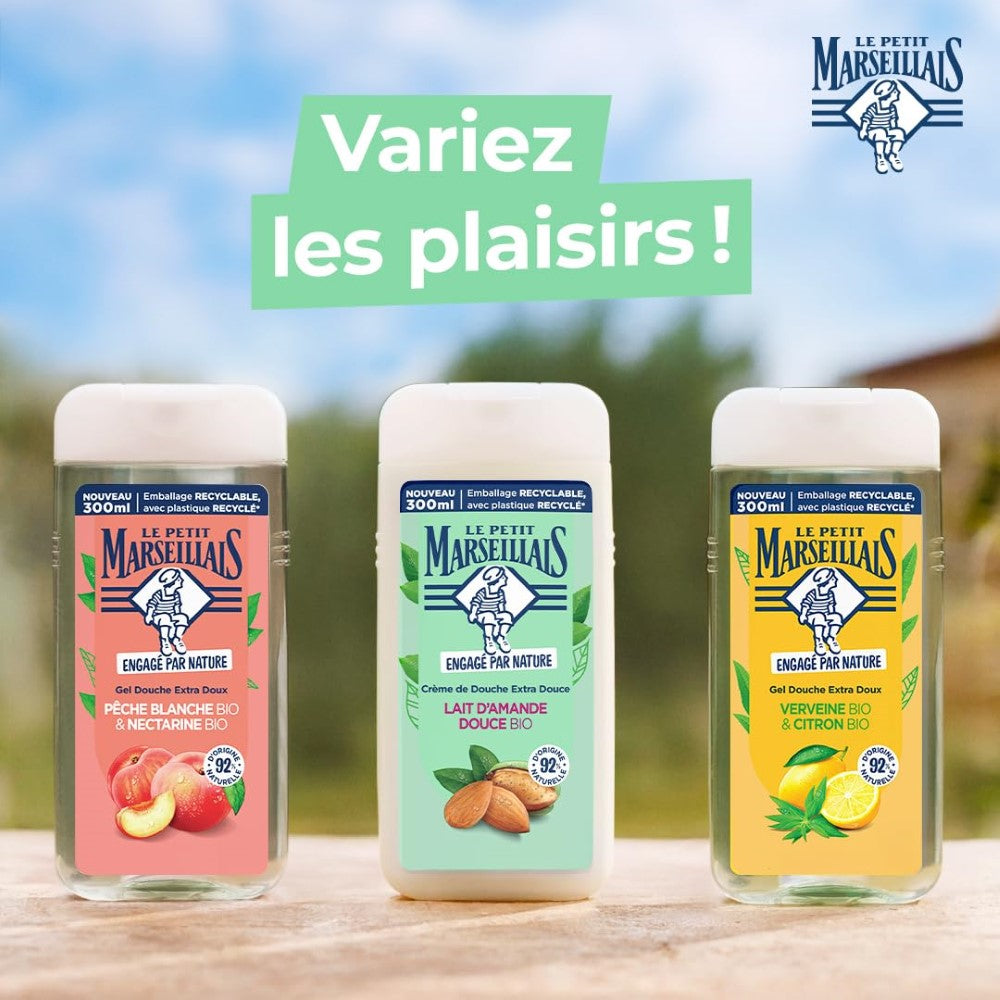 Le Petit Marseillais Gel Douche Lait d'Amande Douce 300 ml