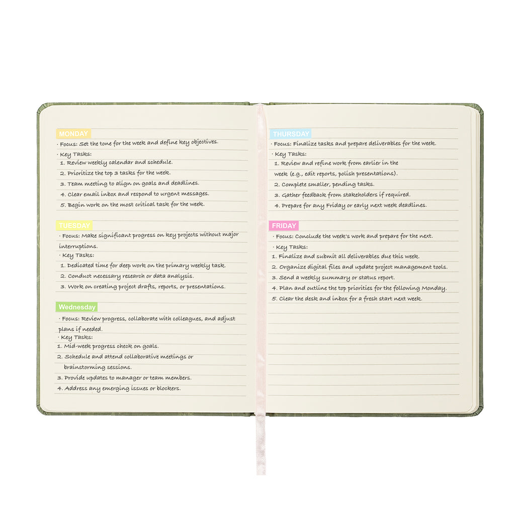 Jubiluu Carnet ligné A5 à couverture rigide en tissu floral - 96 feuilles (papier offset 100 g), Marque-page et élastique - Journal ligné crème classique pour écriture, école