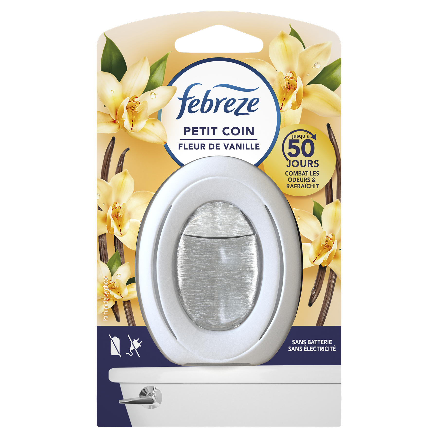 Febreze Désodorisant enfichable pour petite pièce fleur de vanille X1
