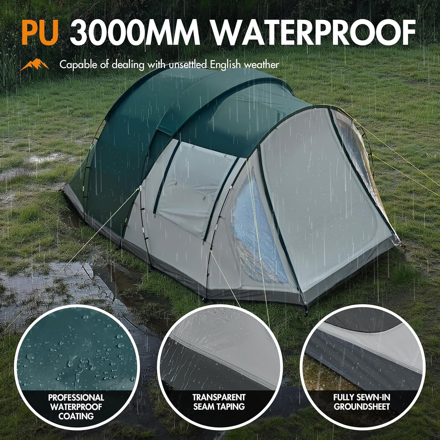 Portal 60514 Tente 5 personnes 430 x 320 x 200 cm - 1 pièce