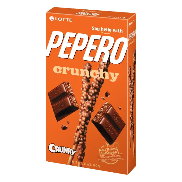 Lotte Pepero Stick Croustillant Crunky 39 g