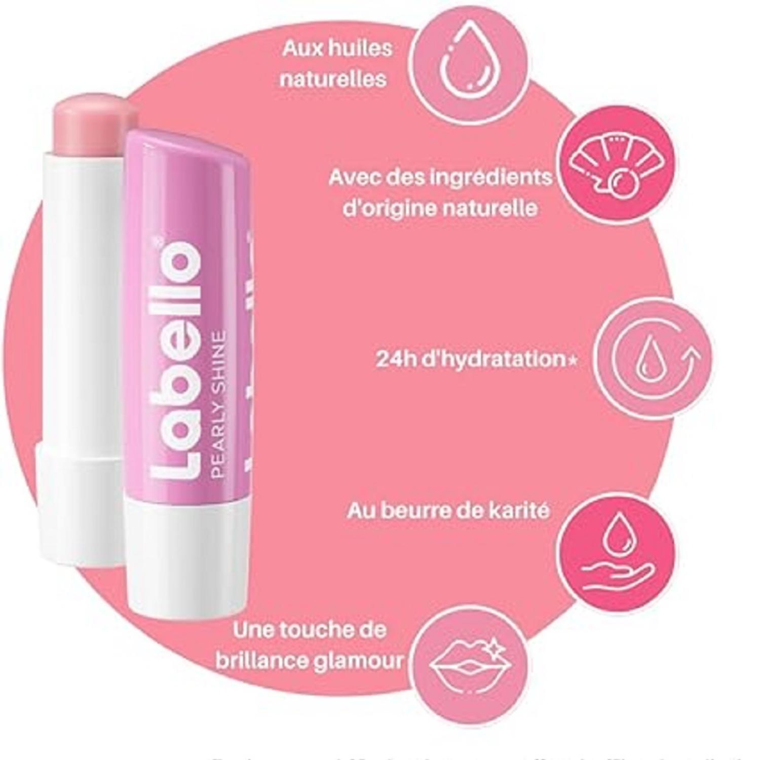 Labello Lèvres Stick Baume à Lèvres Pearly Shine