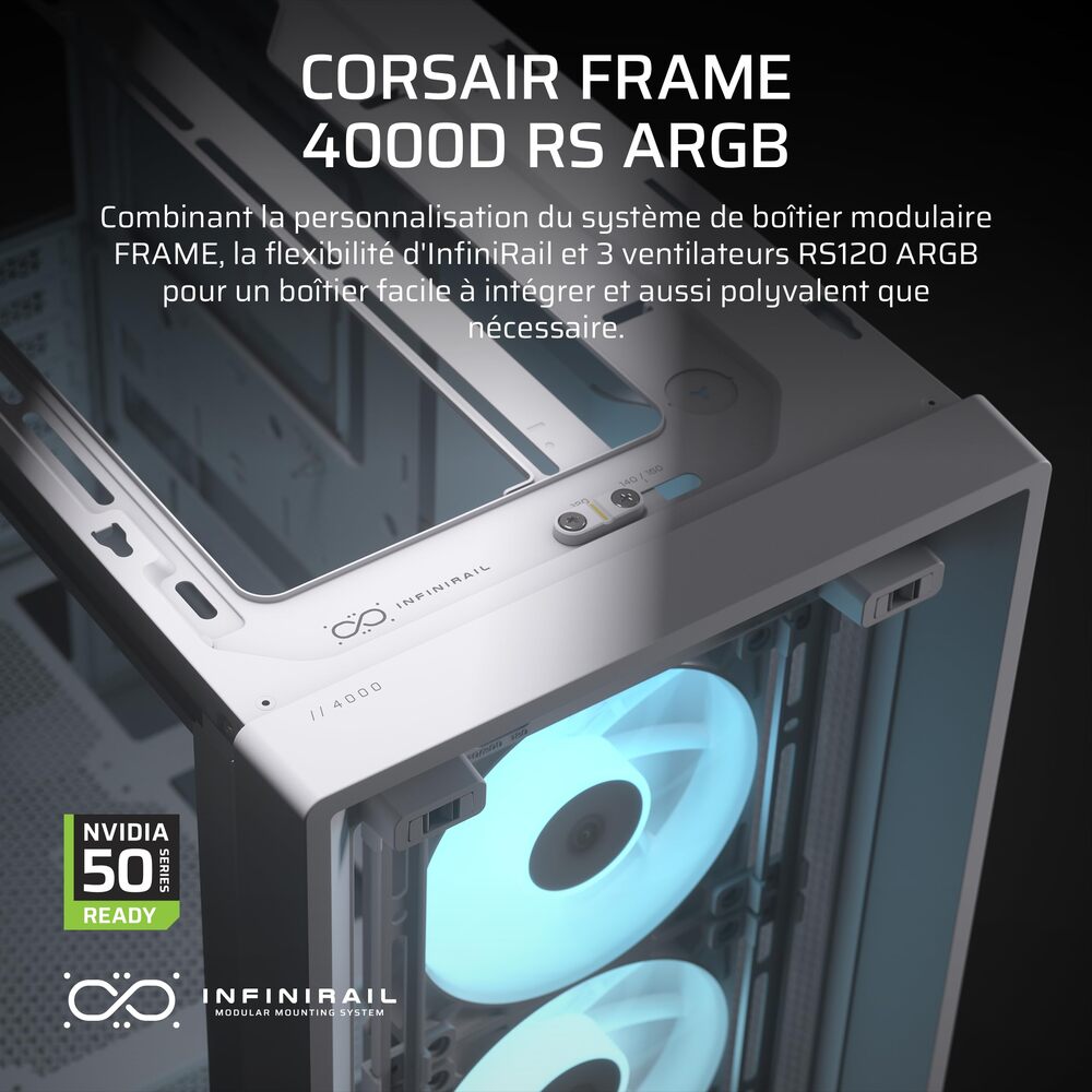 FRAME 4000D RS ARGB Mid-Tower, White