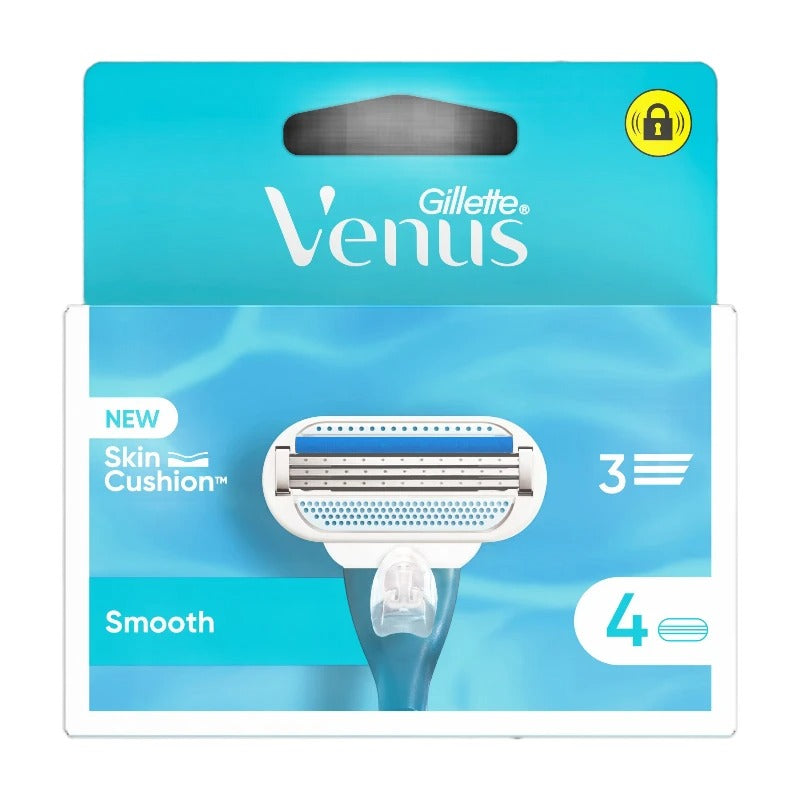 Gillette Venus Smooth Rasoir pour femme 1 manche + 2 recharges de lames de rasoir