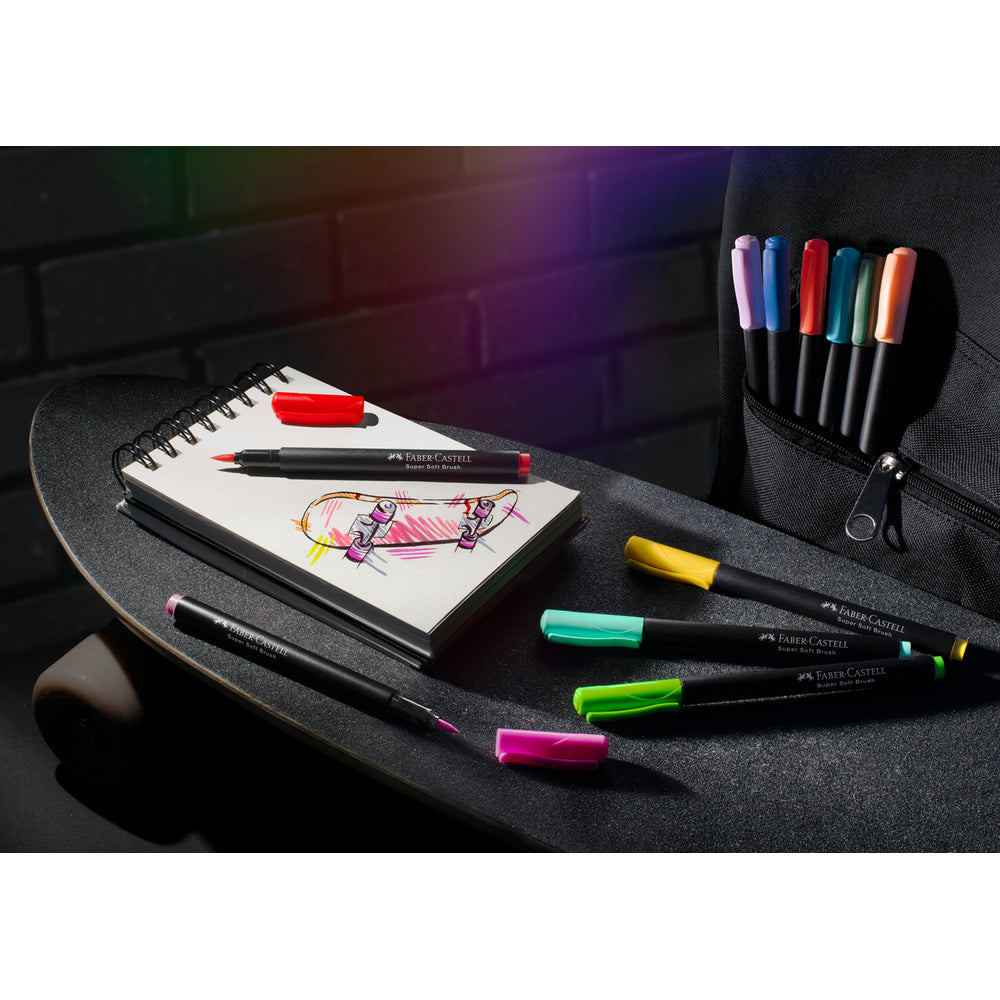 Faber-Castell Black Edition Lot de 20 feutres pinceaux