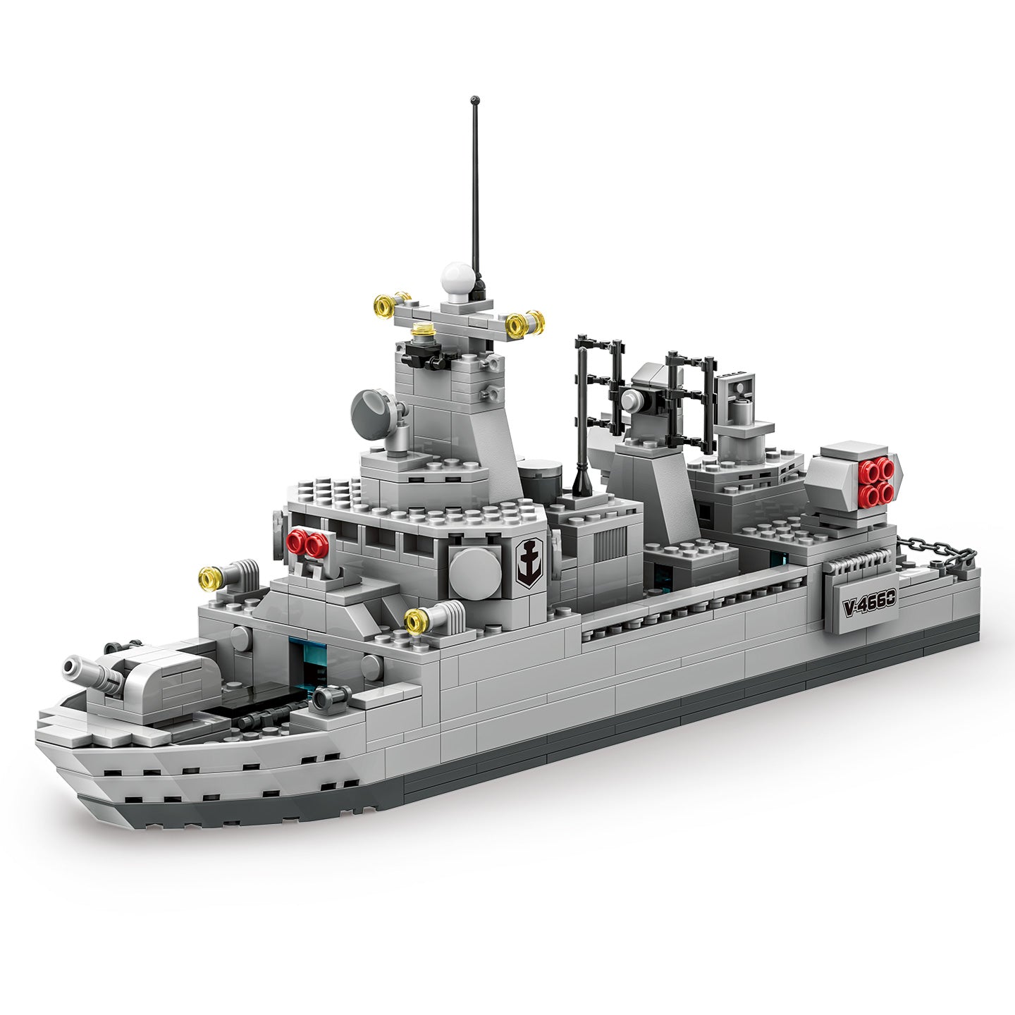 WANGE Destroyer 533 pièces Ensemble de blocs de construction pour constructeurs amateurs