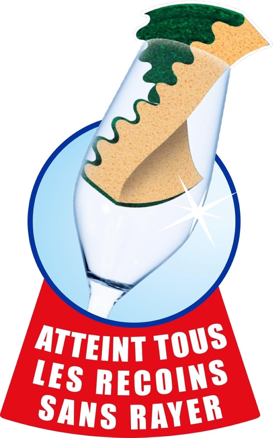 SPONTEX Éponges flexibles - Lot de 2