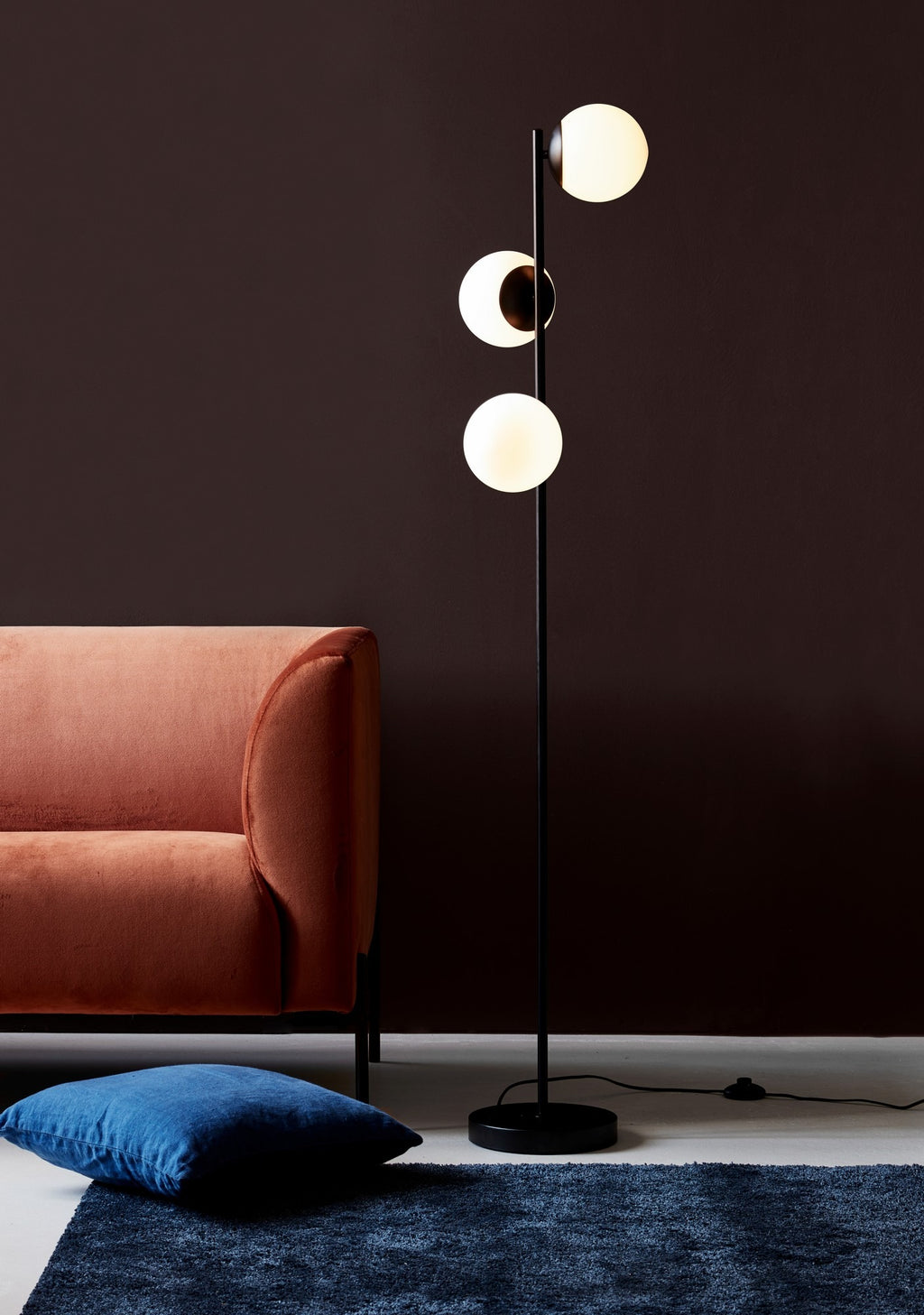 Lampadaire LILLY métal noir IP20 E14 - Nordlux, Intérieur