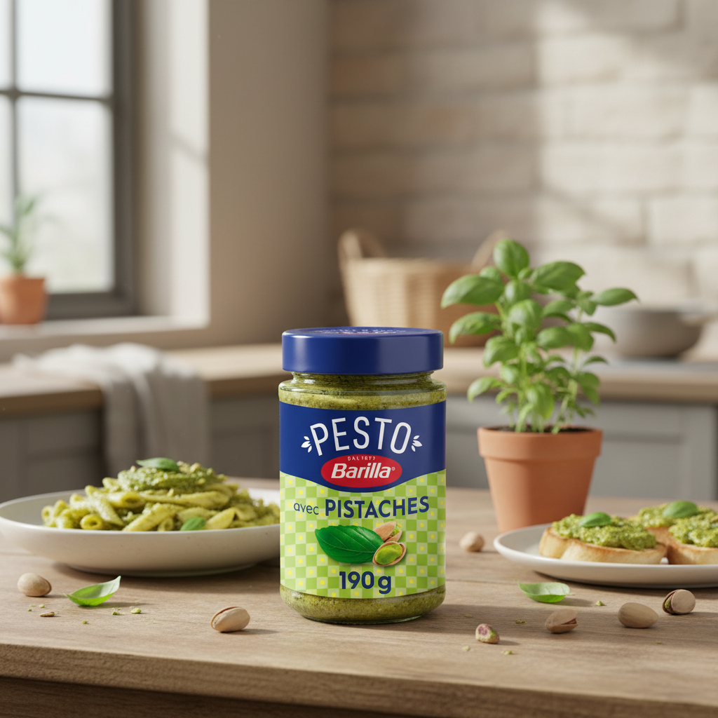 Barilla Pesto pistache et basilic - 190 g