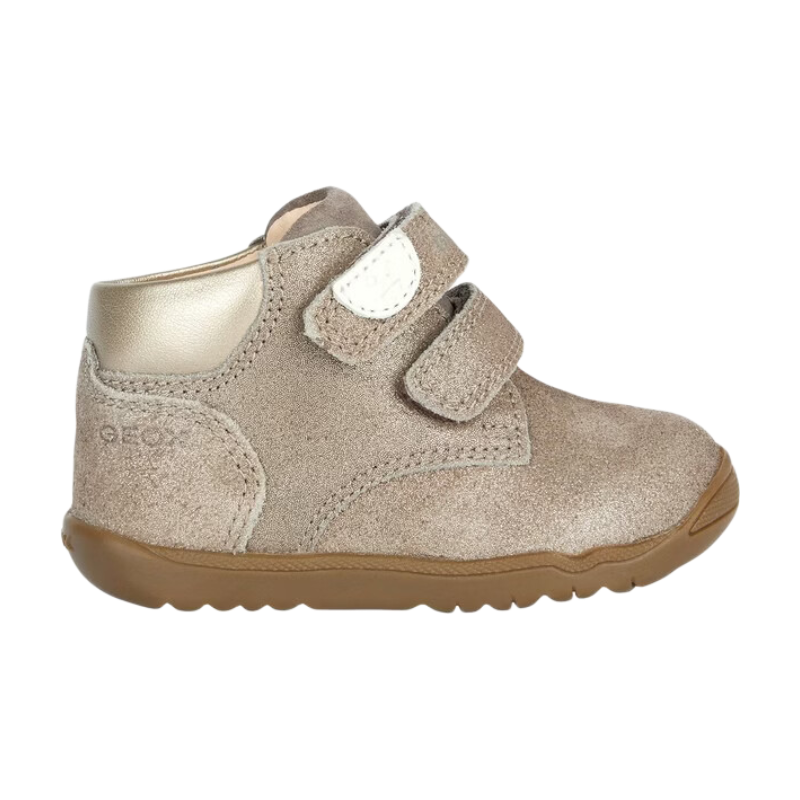 GEOX Macchia Bébé Fille Baskets Gris Fumé