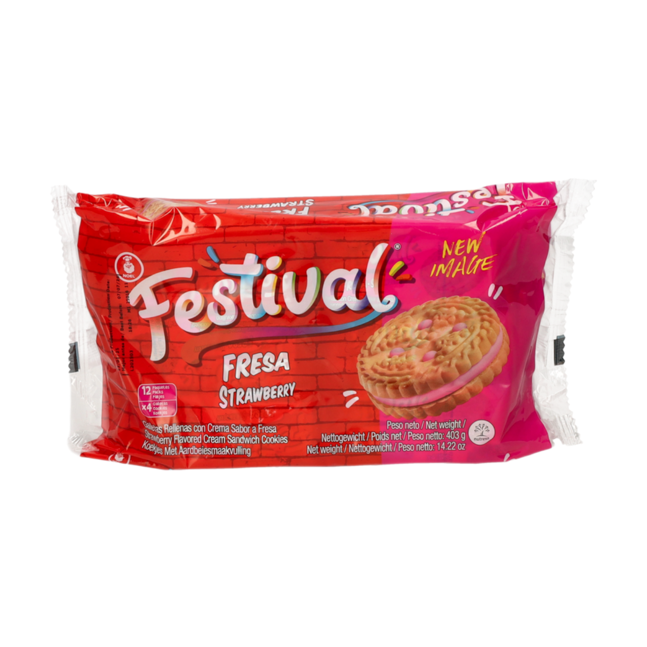 Festival Biscuits saveur fraise - 403 g