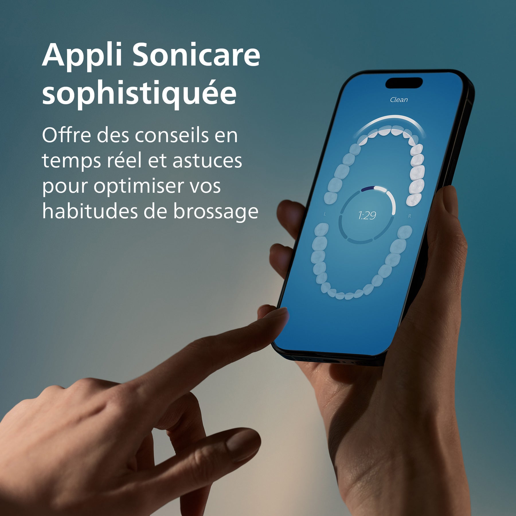 Philips Sonicare DiamondClean 9000 HX9913/18 Brosse à dents électrique avec application, capteur de pression, 4 modes de brossage, 3 niveaux d'intensité, verre de charge, coffret voyage USB - Noir