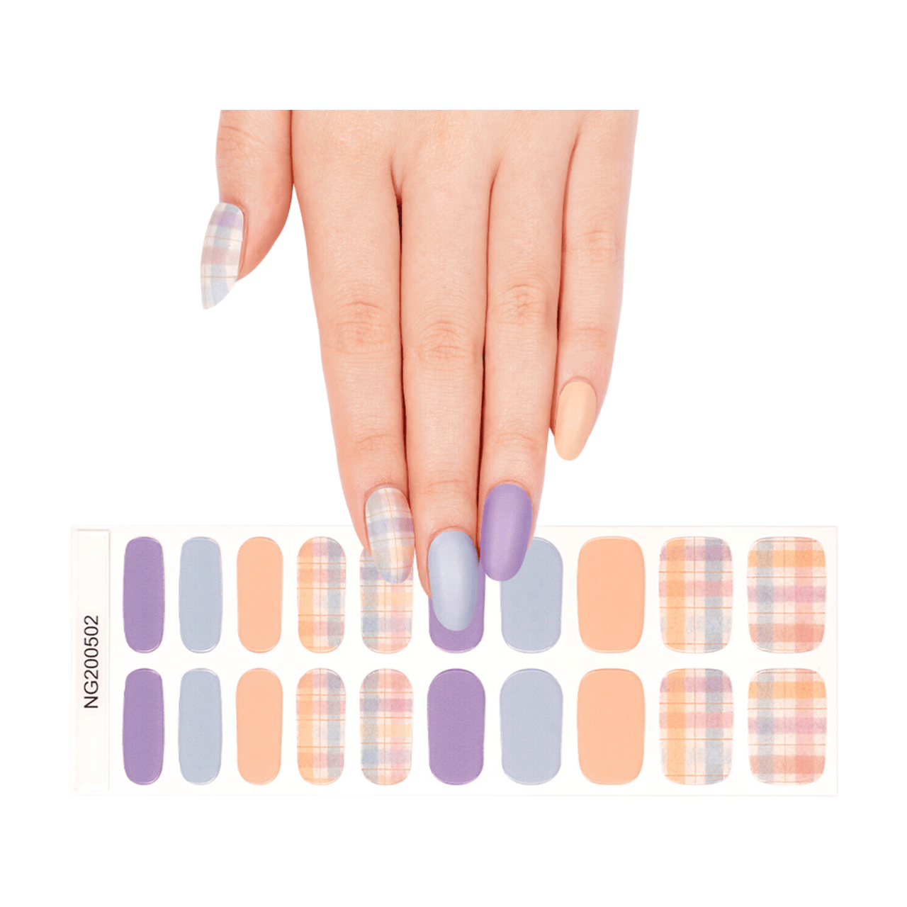 MeoMagic 14-231 Autocollants gels pour ongles - 20 pièces