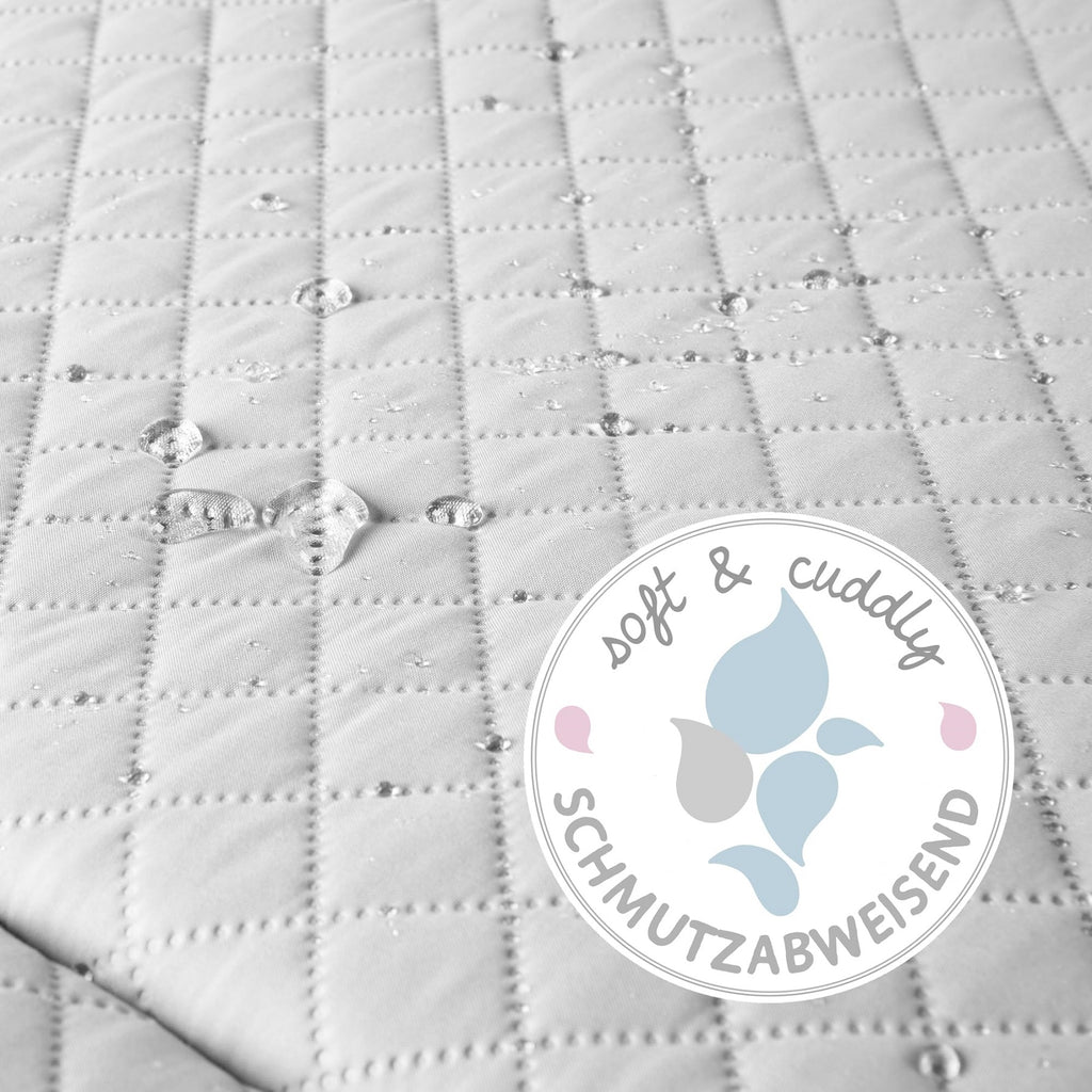 Couverture de marche avec arche de jeu avec 5 éléments de jeu, gris