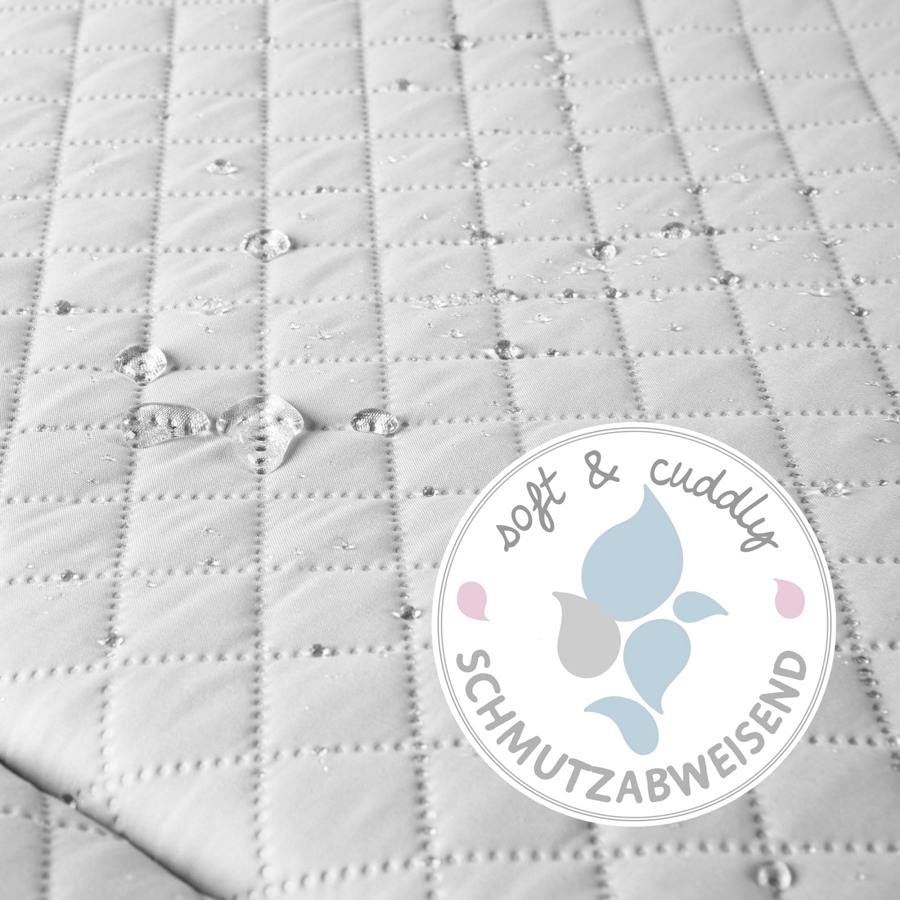 Couverture de marche avec arche de jeu avec 5 éléments de jeu, gris