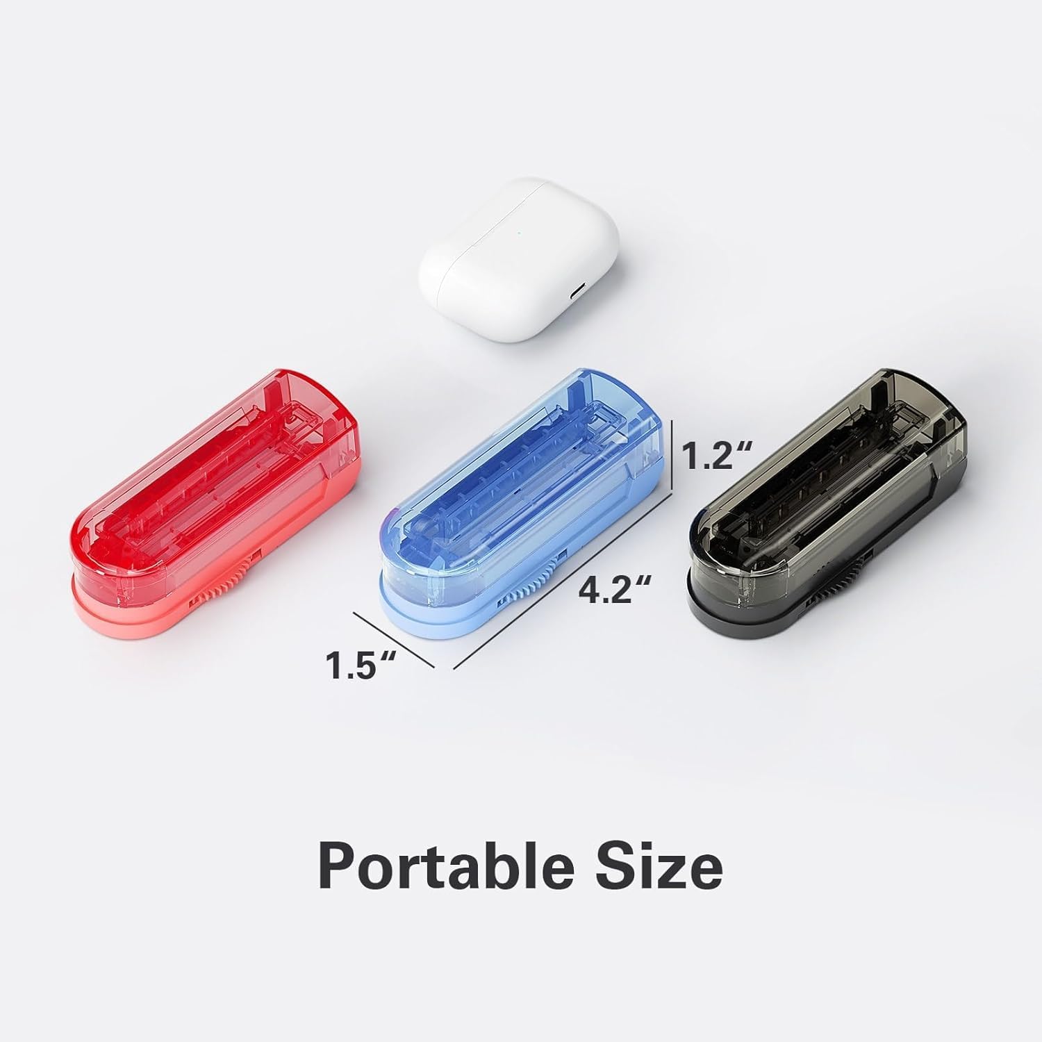 Coupe-Pilules VVM Professionnel Ajustable pour Petites et Très Petites Pilules, Lame en Acier Inoxydable Cachée, Coupe Plusieurs Pilules en Toute Sécurité à la Fois, Bleu