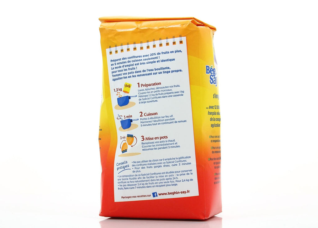 BEGHIN SAY Sucre Gélifiant Spécial Pour La Confection De Confitures, 1 kg
