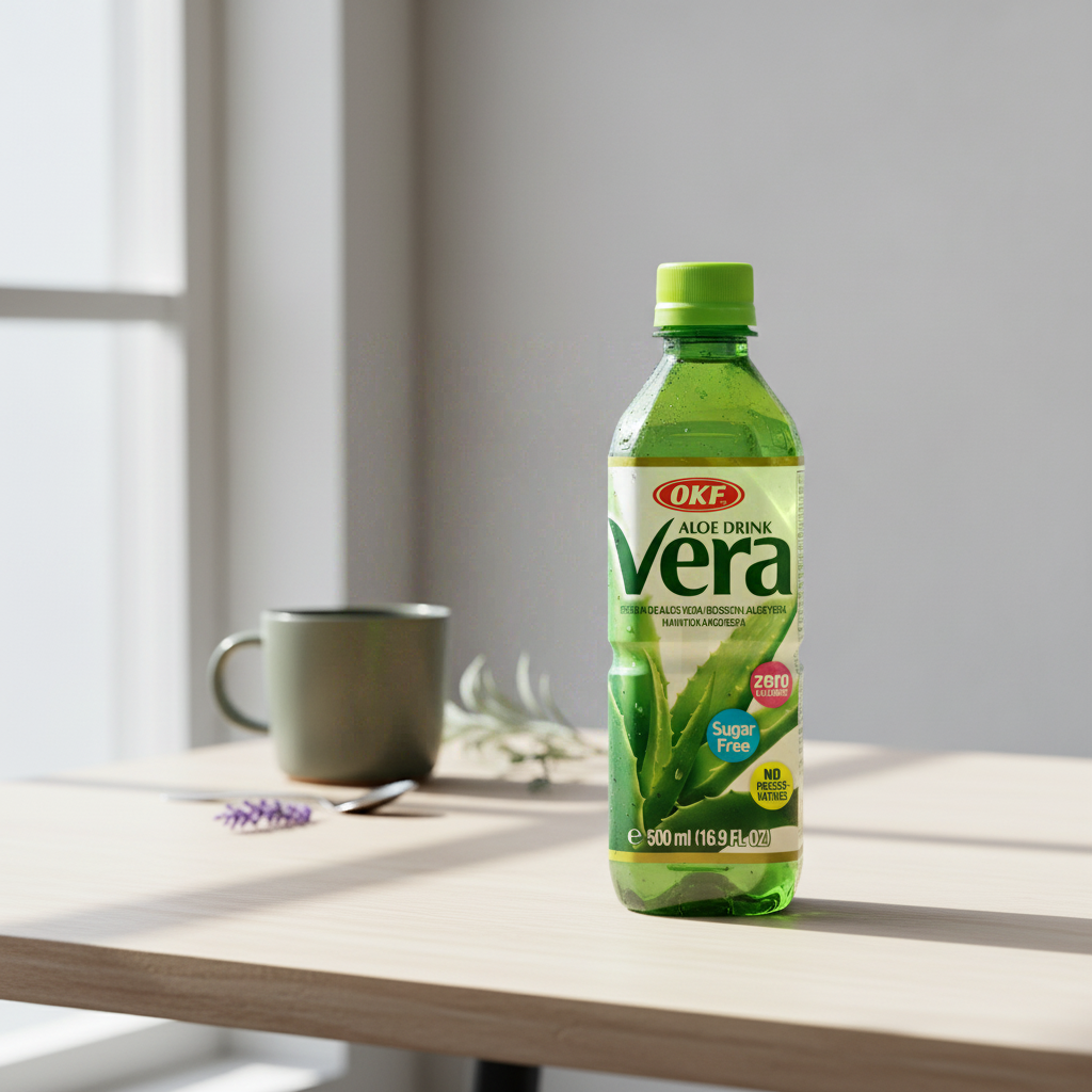OKF Boisson à l’aloe vera sans sucre - 500 ml