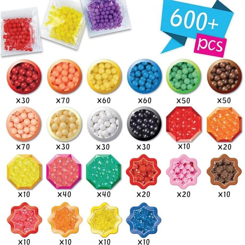 Aquabeads Set de personnages Super Mario avec pack de perles étoiles