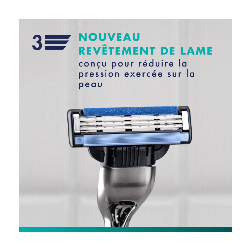 Gillette Mach3 - Cartouches de rasoir - Lot de 4