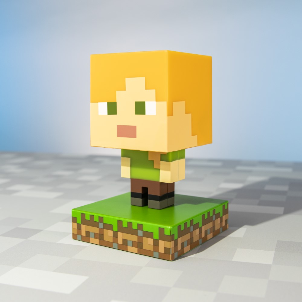 MINECRAFT Alex Icon Light - sous Licence Officielle - à Piles