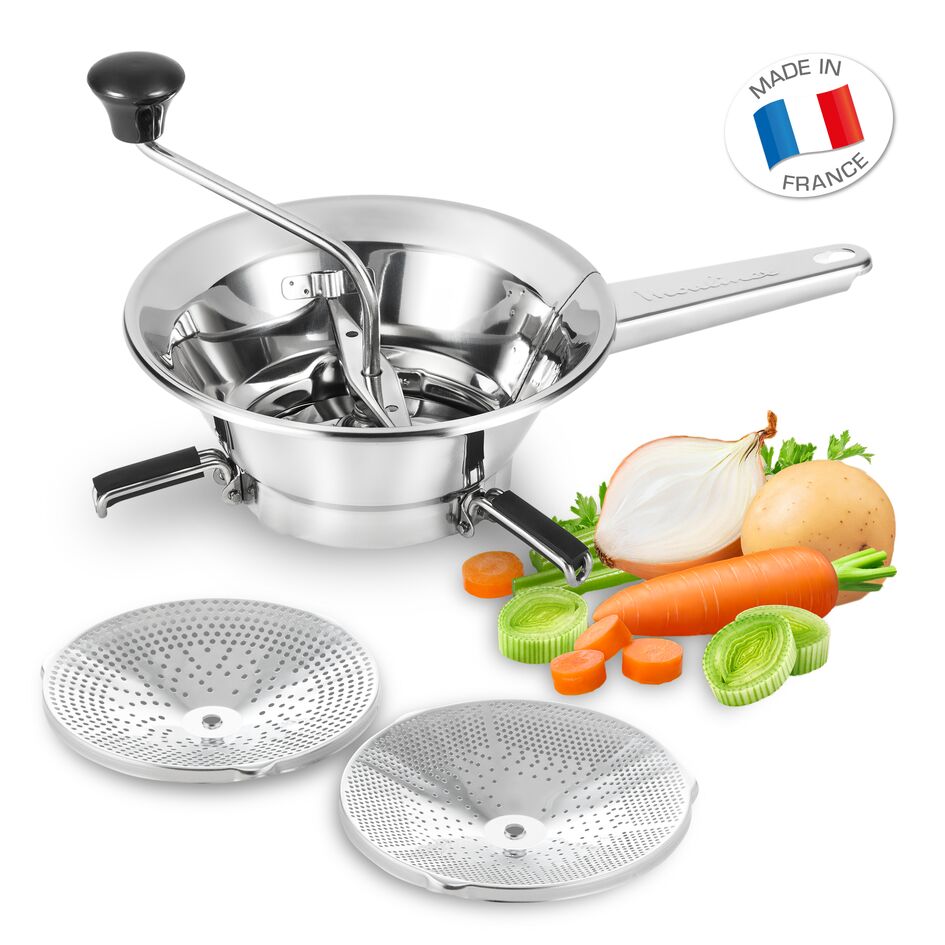 MOULINEX Presse à légumes en acier inoxydable, diamètre 190 mm, A40102