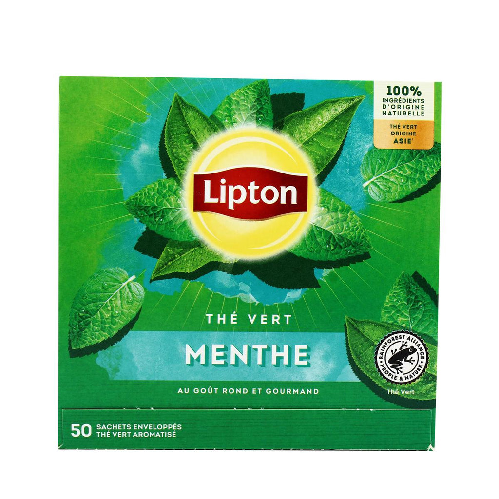 Lipton Thé Vert Menthe - x50 80 g