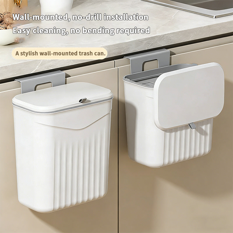 Poubelle mural de cuisine en plastique 26 x 16 x 23,5 cm (n° 7108)