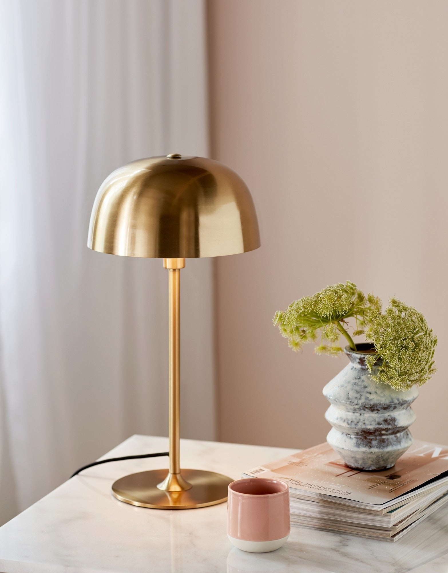Lampe à poser CERA métal laiton IP20 E14 - Nordlux, Intérieur