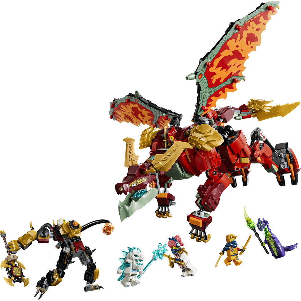 LEGO Ninjago 71868 Le robot dragon transformable de Braséra