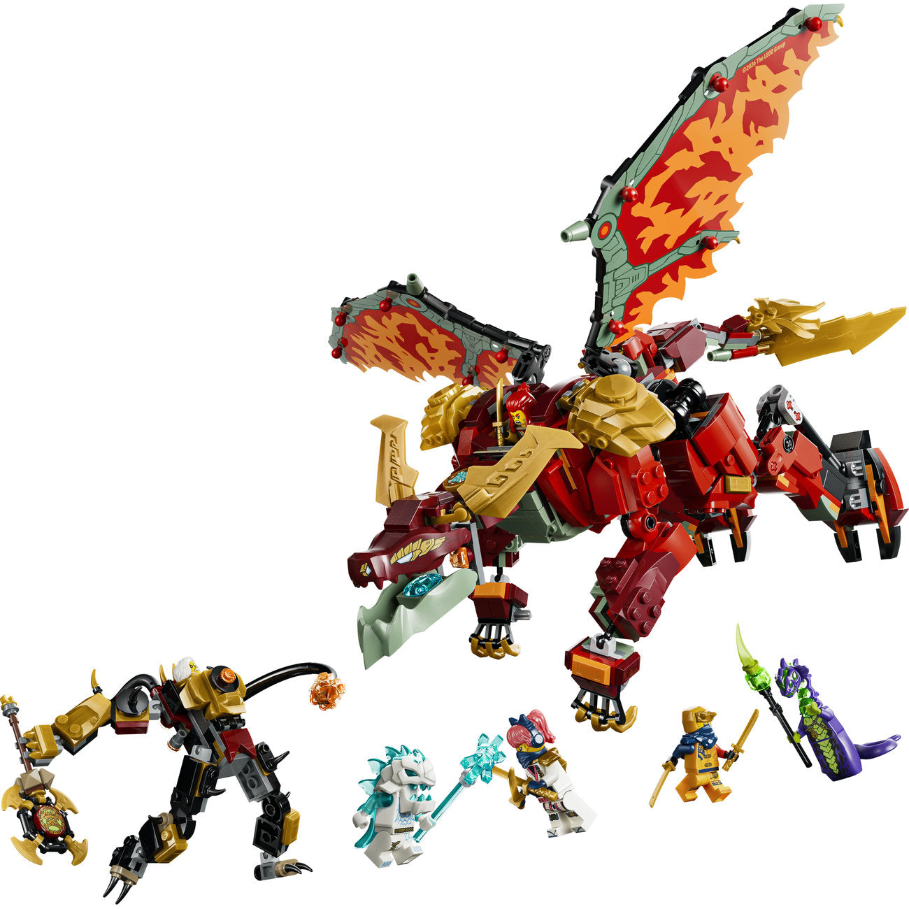 LEGO Ninjago 71868 Le robot dragon transformable de Braséra