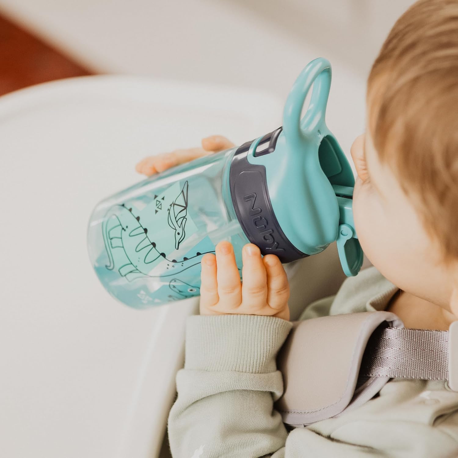 Nuby Lot de 2 Dinosaures Incredible Gulp